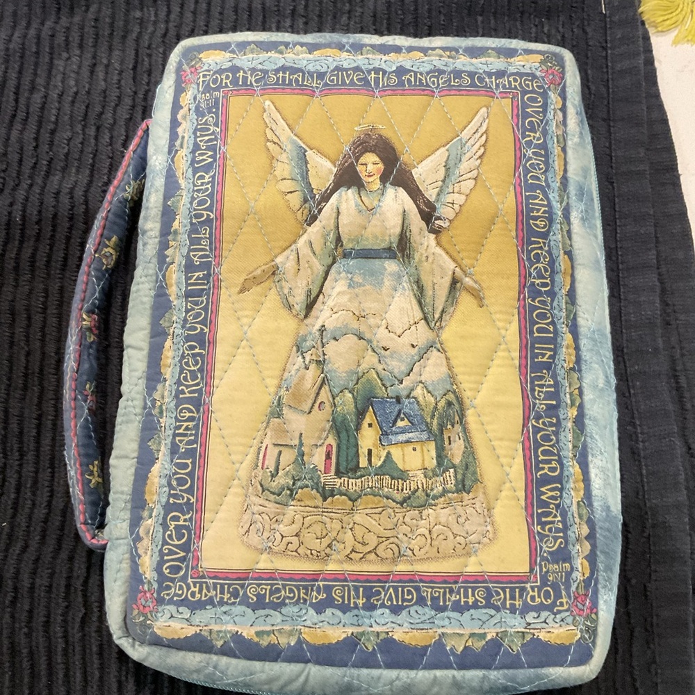 Jim Shore Bible Bag plus new Bible